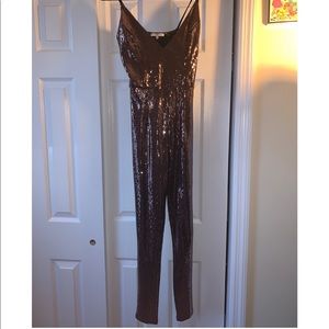 Sequin Jumpsuit Charlotte Russe